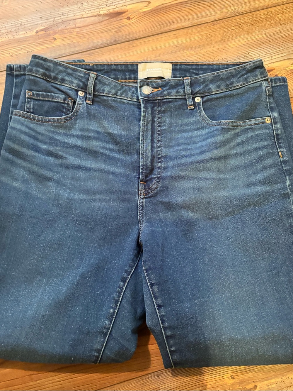 Everlane Dark Blue High-Rise Jeans